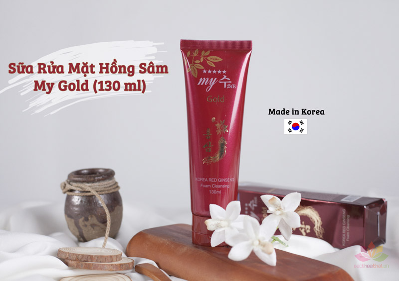 Sữa rửa mặt Gold Korea Red Ginseng Foam Cleansing