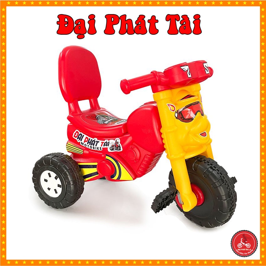 Xe đạp 3 bánh moto thổi - Đại Phát Tài - nhựa thổi- dành cho trẻ từ 3 đến 5 tuổi - 5411MTT
