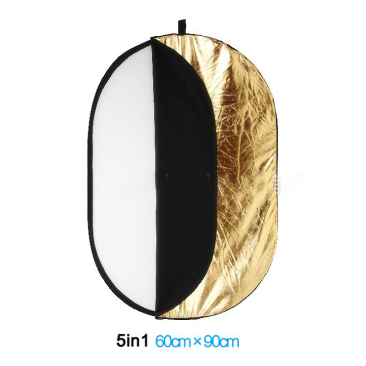 Tấm hắt sáng, tản sáng 5 trong 1 60x90 - Reflector plate, 5-in-1 diffuser - AUG Camera Hà Nội