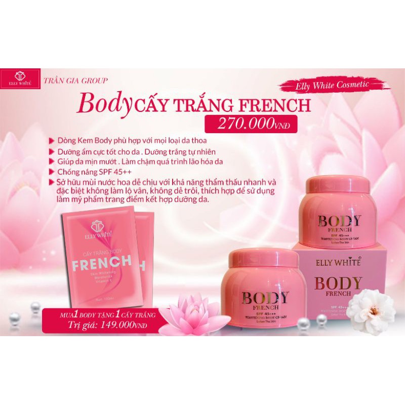 body cấy trắng pháp elly White mua 1 được 2 | BigBuy360 - bigbuy360.vn