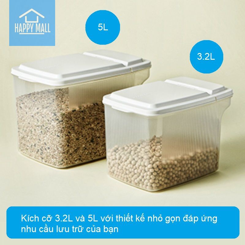 Hộp nhựa có tay cầm Lock&Lock Handy Container dùng bảo quản thực phẩm