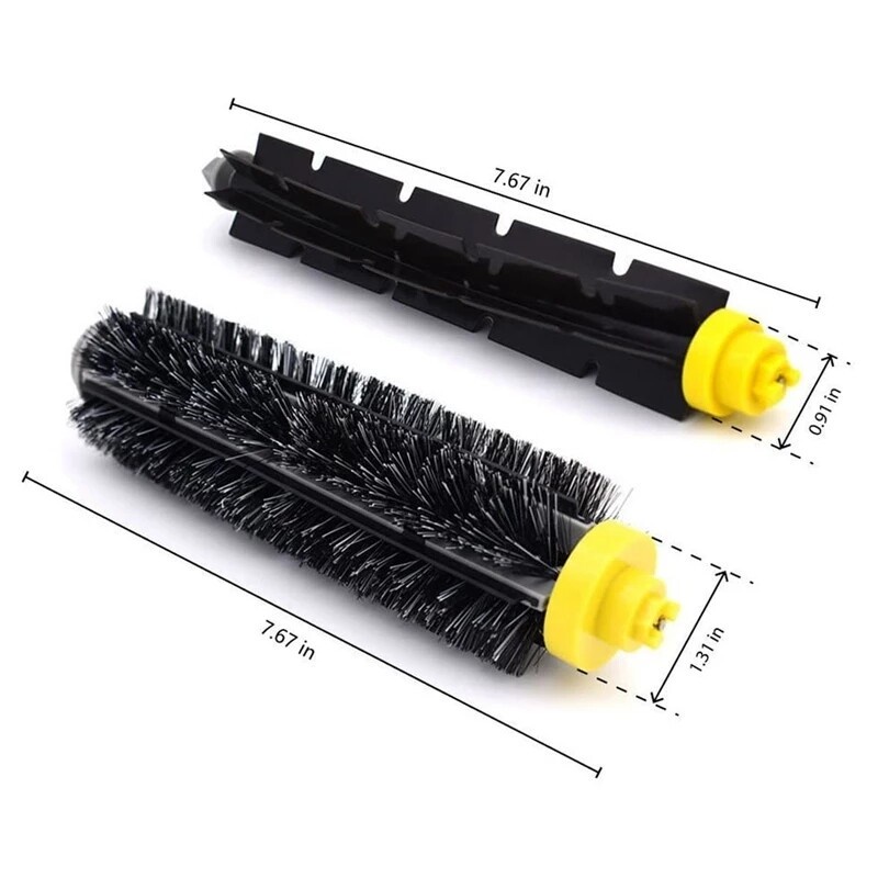 Bộ Chổi Phụ Tùng Thay Thế Cho Robot Hút Bụi irobot Roomba 600 700 series 610 620 630 650 660 675 680 690 770 780 790