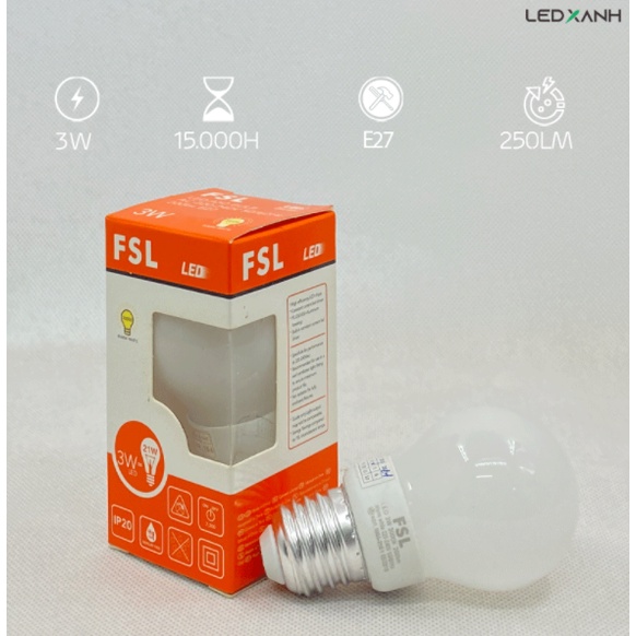 BÓNG ĐÈN LED BULB TRÒN E27 - FSL