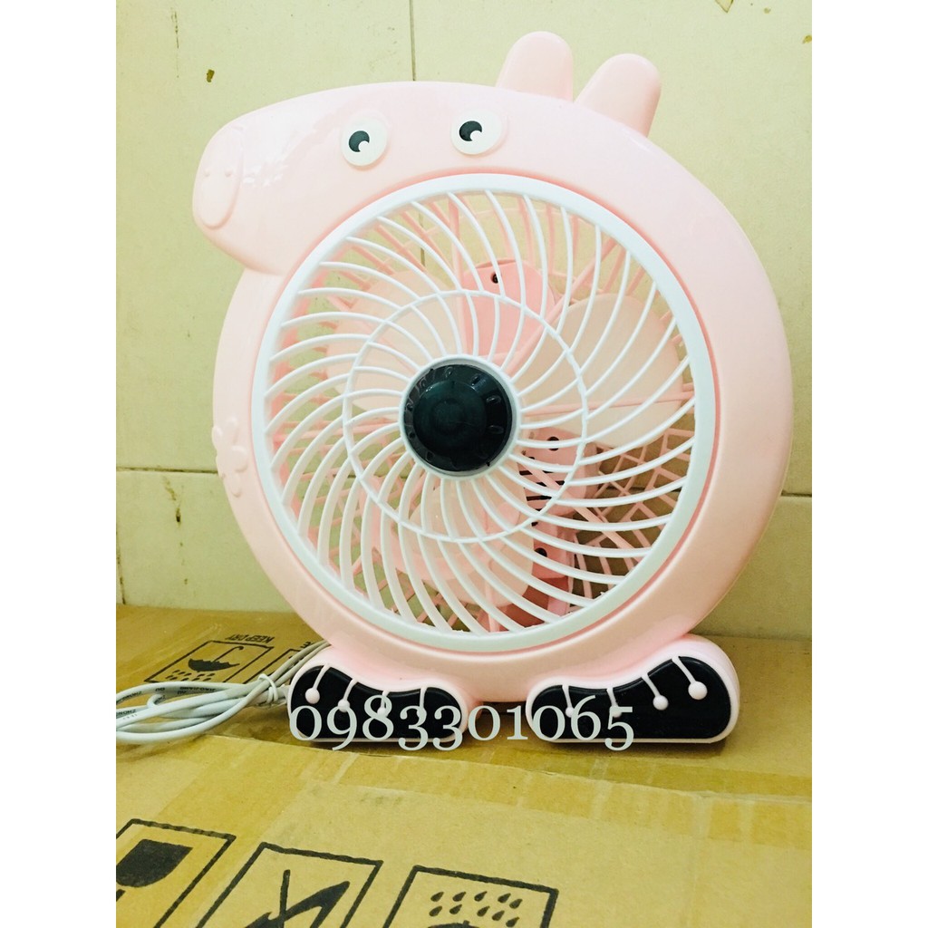 (SIÊU SALE) [FREESHIP] Quạt bàn ngộ nghĩnh hình thú siêu kute, siêu bền và an toàn(GIÁ SỈ) (FREE SHIP)