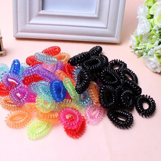 Set 5 Dây cột tóc dạng lò xo co giãn xinh xắn