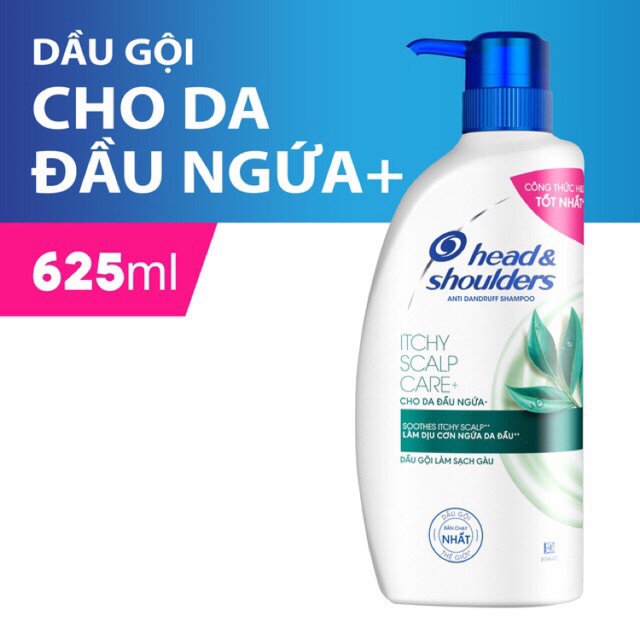 Dầu gội Head & Shoulders bạc hà mát lạnh - cho da đầu ngứa 625ml - 850ml - 1200ml