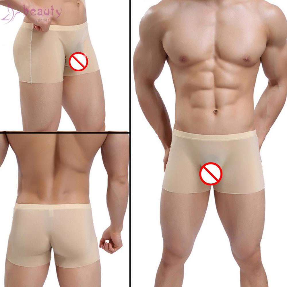 Quần Lót Lụa Lạnh Mềm Không Đường May Thoải Mái 2018