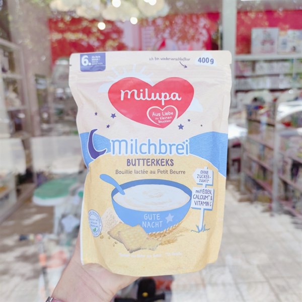 Bột ăn dặm Milupa nội địa Đức 400g