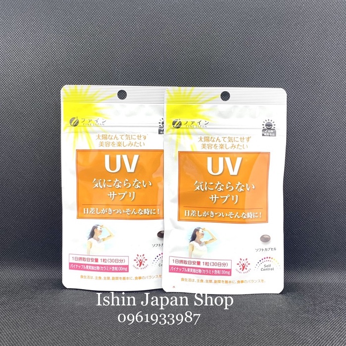 Viên uống chống nắng UV Fine Care Plus Japan 30 ngày