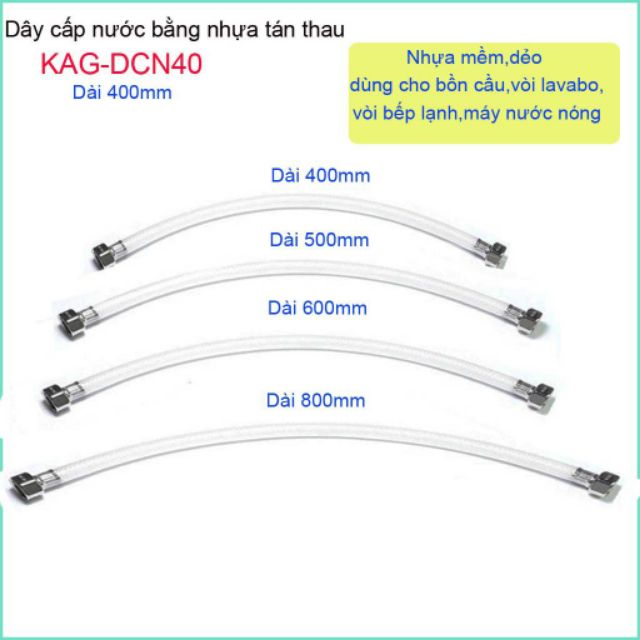 Dây cấp nước nhiều chiều dài khác nhau cho bồn rửa mặt rửa chén, bồn cầu