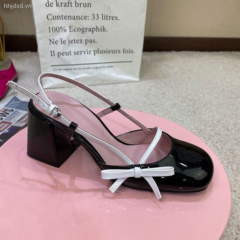 Giày Sandal Cao Gót Đế Dày Phong Cách Cổ Tích Mới Mùa Hè Cho Nữ 2021