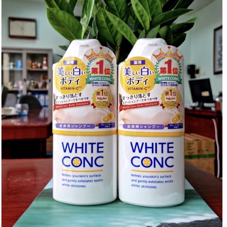 Sữa Tắm Trắng Da White Conc Body Nhật Bản Hàng Chính Hãng