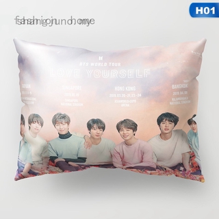 Vỏ Gối Chữ Nhật In Hình BTS