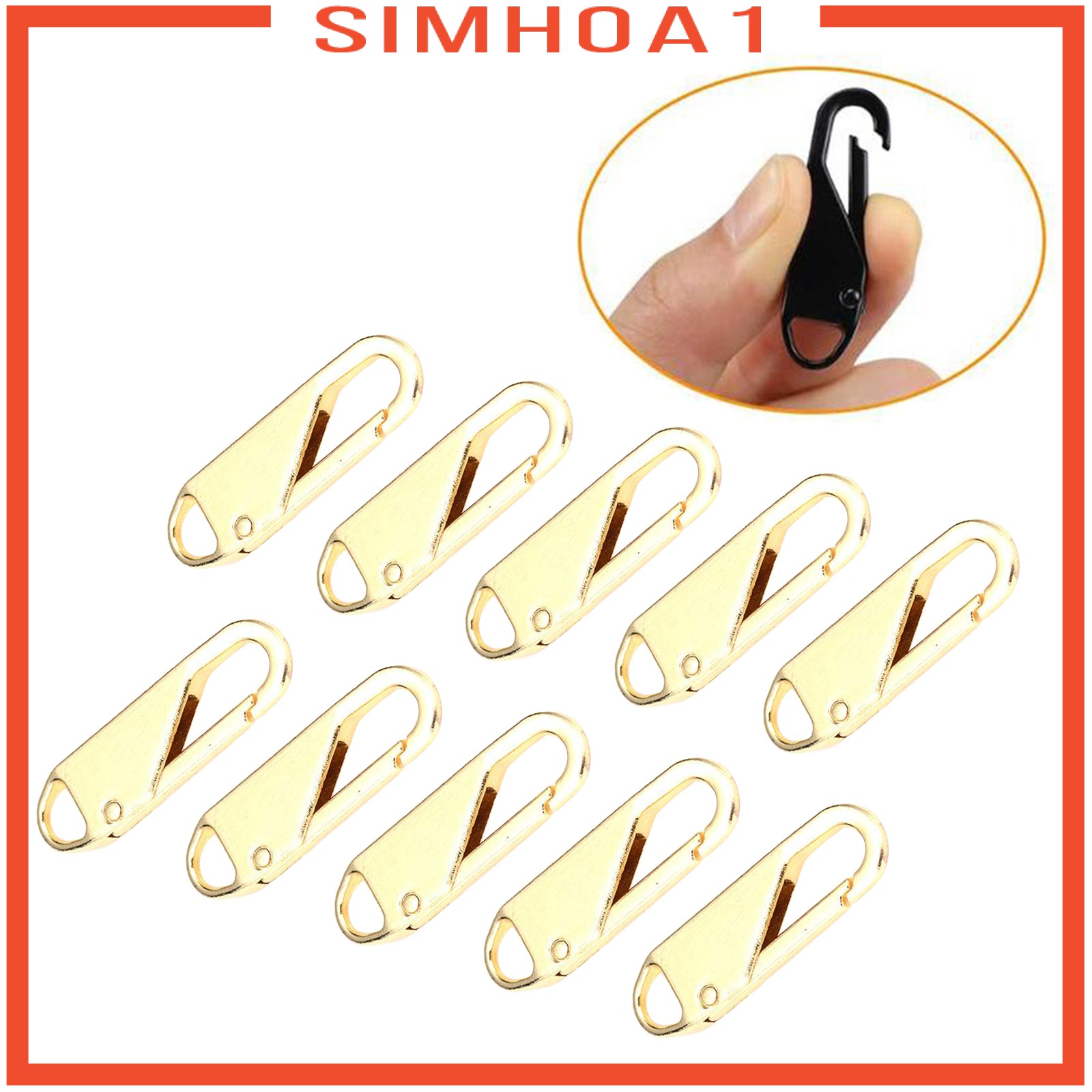 10 Đầu Giữ Khóa Kéo Kim Loại Simhoa1