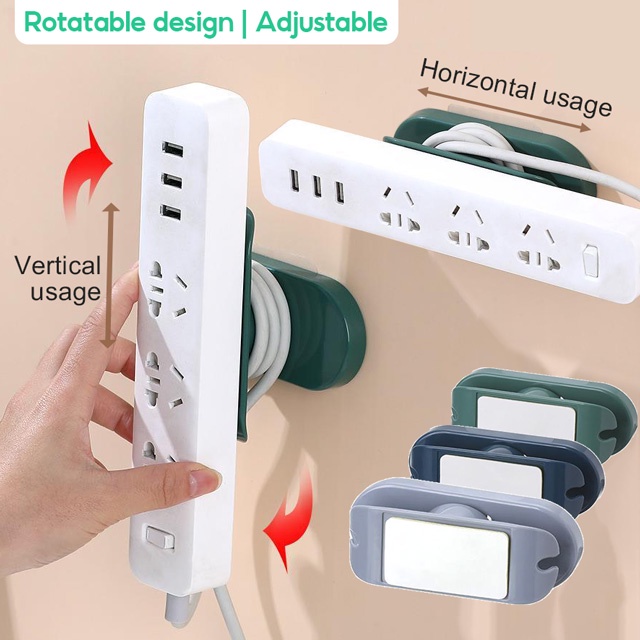 Giá đỡ dải điện tự dính COD với Bộ tổ chức cáp, Bảng điều khiển gắn trên tường Giá đỡ ổ cắm Bộ tổ chức gia đình Bộ tổ chức từ xa Giá đỡ dây kéo dài Bộ tổ chức Bộ mở rộng Giá đỡ ổ cắm Bộ tổ chức bộ mở rộng