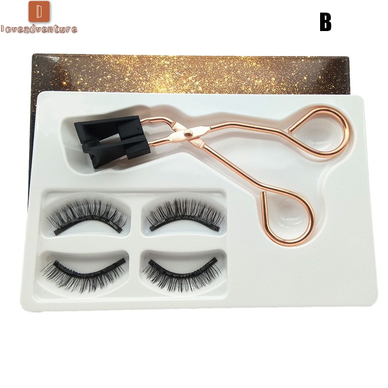(Hàng Mới Về) Bộ Dụng Cụ Gắn Mi Giả Từ Tính Tự Nhiên Và Keo Dán Tiện Dụng Cho Nữ | BigBuy360 - bigbuy360.vn