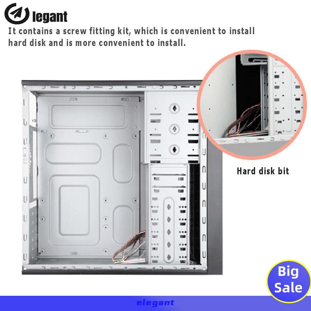 [NEW]2.5 inch to 3.5 inch SSD HDD Metal Adapter Mounting Bracket Hard Drive Dock