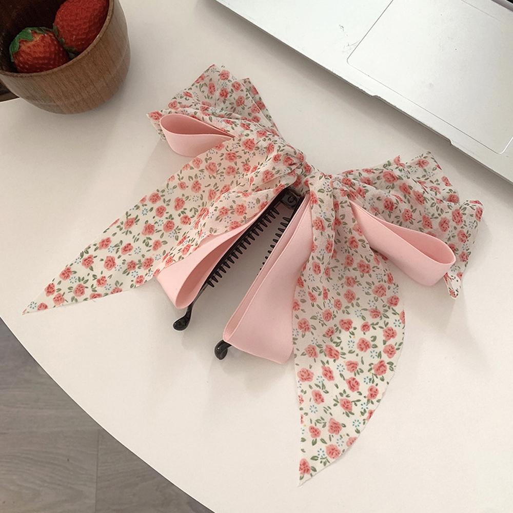 Danilo Kẹp Tóc Đuôi Ngựa Phối Ren Hoa Ngọt Ngào Cho Nữ Giá Đỡ