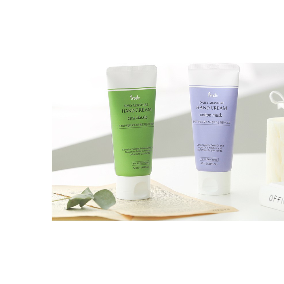Kem Dưỡng Da Tay Prreti Daily Moisture Hand Cream 50ml