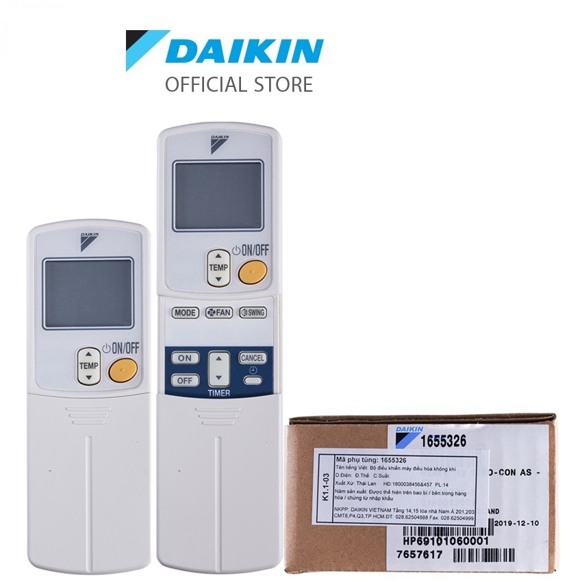 Remote ARC423A5 cho máy điều hòa Daikin FTE20/25MV1V, FTE25/35LV1V, FTE25/35FV1, FTE25/35KV1, FTNE20/25/35MV1V9