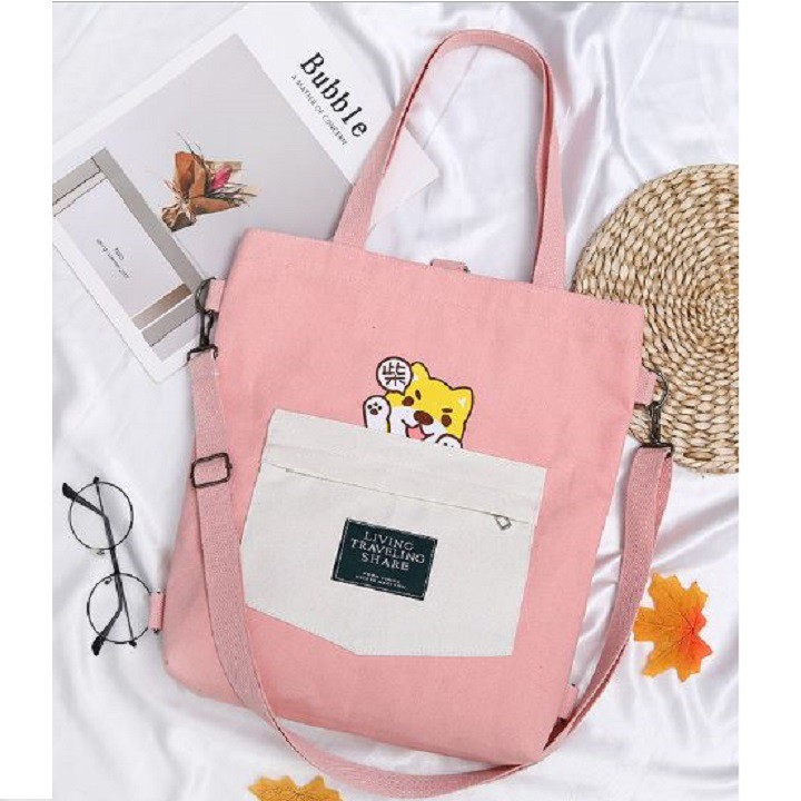 TÚI TOTE CHÓ CON XINH XẮN