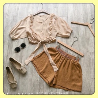 SET ÁO TAY PHỒNG QUẦN SHORT