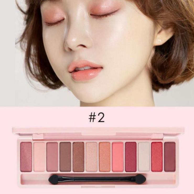 (Rẻ Vô Địch) Phấn Mắt 12 Ô Màu Lameila Play Color Eyes Kèm Cọ Trang Điểm (Chustore P13) . 2