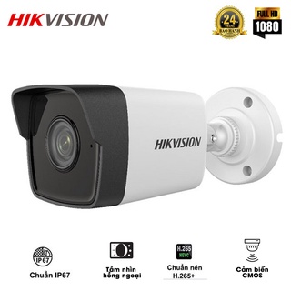 Camera ip thân trụ hikvision ds-2cd1023g0-iuf và ds-2cd1043g0-iuf loại 2mp hoặc 4mp ngoài trời.hồng ngoại poe