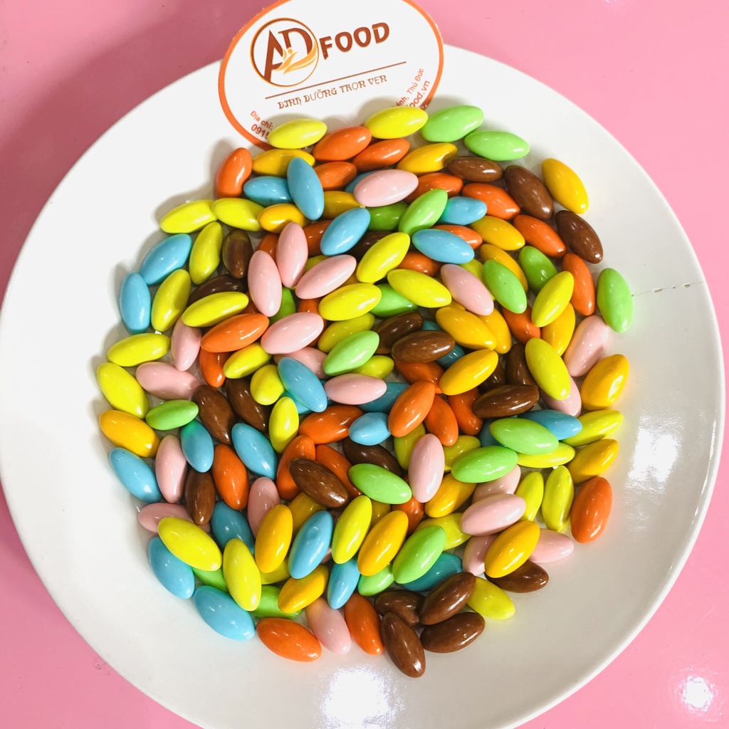 kẹo socola con nhộng nhiều màu sắc gói 1kg