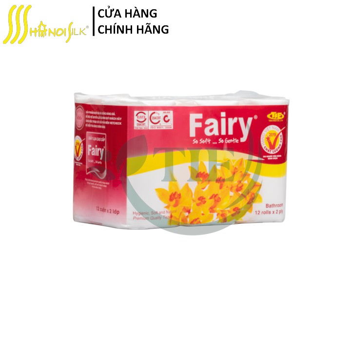 [HÀNG CHÍNH HÃNG] Giấy Vệ Sinh Fairy 12 cuộn đỏ có lõi