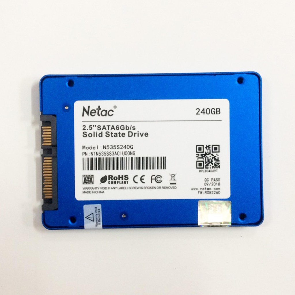 Ổ cứng SSD 240GB NETAC 2.5 inch SATA 6Gb/s- bảo hành 3 năm