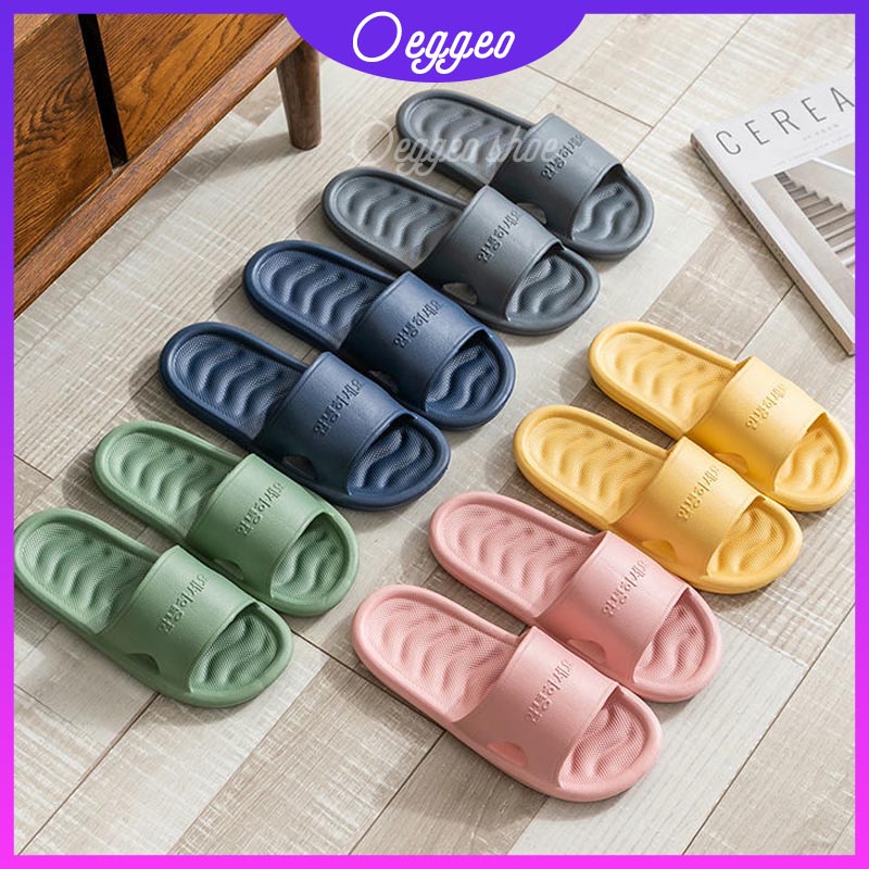 Oeggeo shop Dép Đế Bằng Đi Trong Nhà Cho Nam Và Nữ