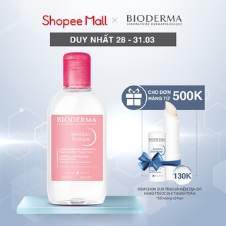 Dung dịch cân bằng dưỡng ẩm và làm dịu da Bioderma Sensibio Tonique - 250ml