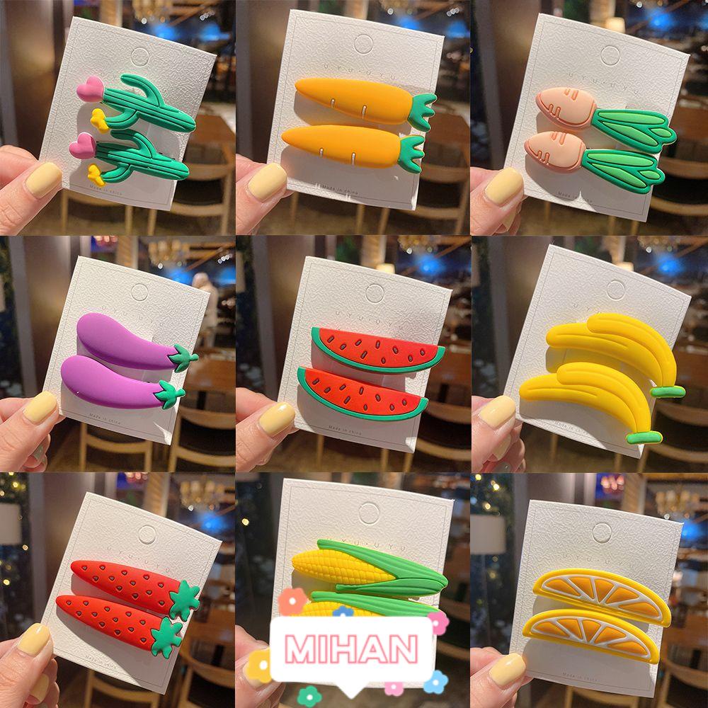 1 Cặp Kẹp Tóc Hình Trái Cây Dễ Thương MIHAN1