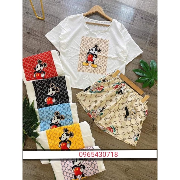 Bộ tay ngắn mickey