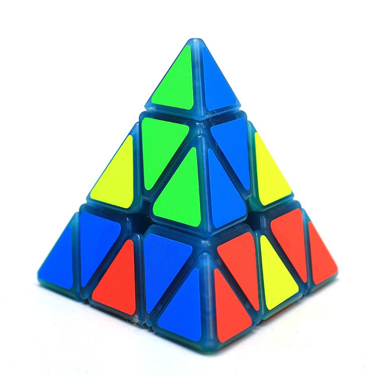 ✔️✔️ Đồ chơi Rubik Z-Cube DẠ QUANG phát sáng Pyramix Tam Giác - FN0419