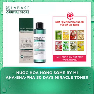 Bons nước hoa hồng giảm mụn some by mi aha-bha-pha 30 days miracle toner 150ml