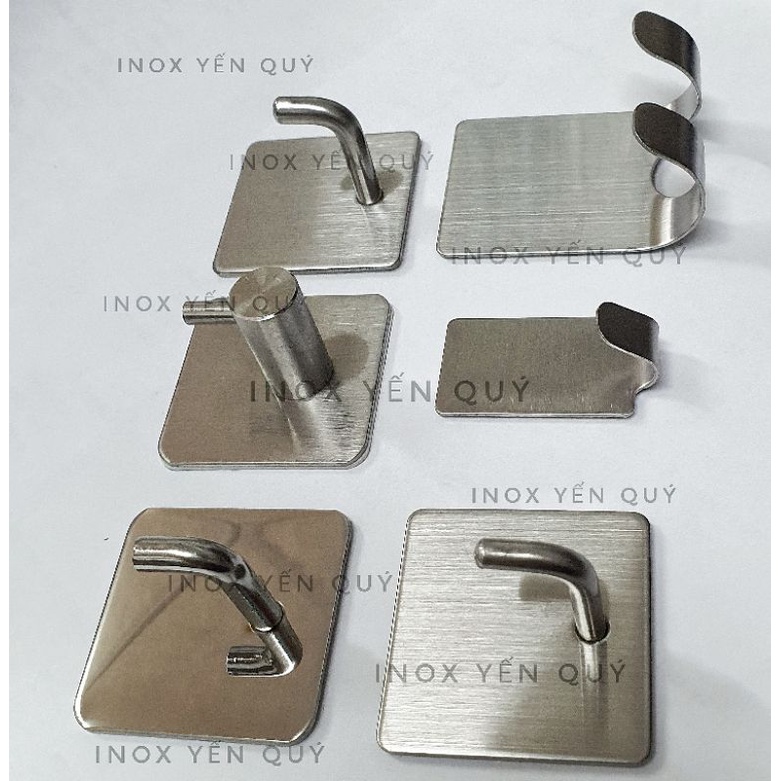 Móc Inox 304 Dán Tường - KHỐNG KHOAN - SIÊU DÍNH - SIÊU CHỐNG NƯỚC - BỀN BỈ