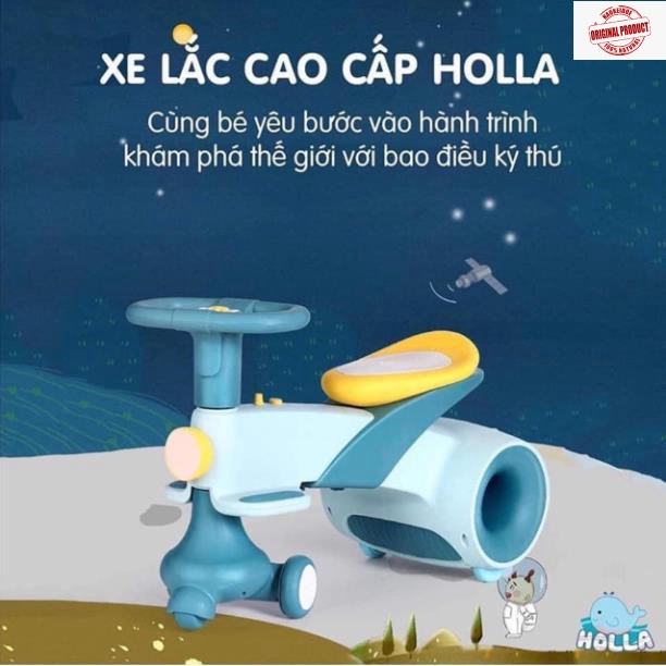 Xe lắc cho bé Holla có nhạc và đèn cao cấp, kiêm xe chòi chân cho bé từ 2 tuổi