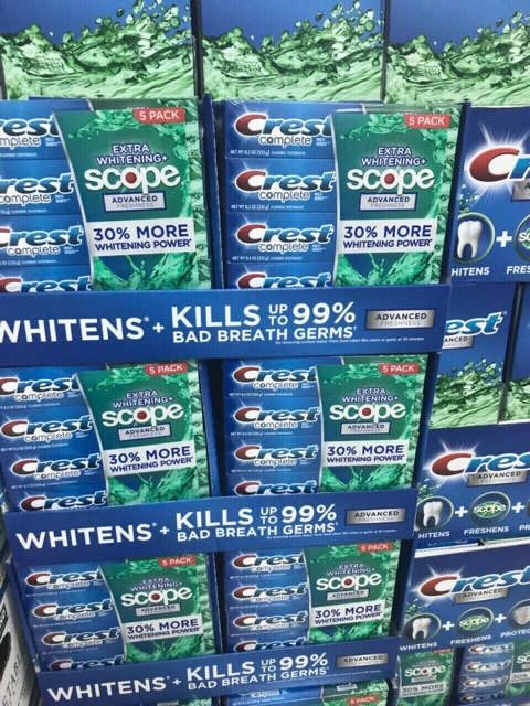 Kem đánh răng Crest Complete scope 8.2 Oz