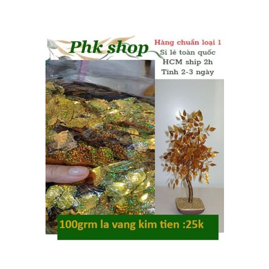 0.5 kg lá kim tiền nhỏ nguyên liệu công oản tài lộc kim tiền