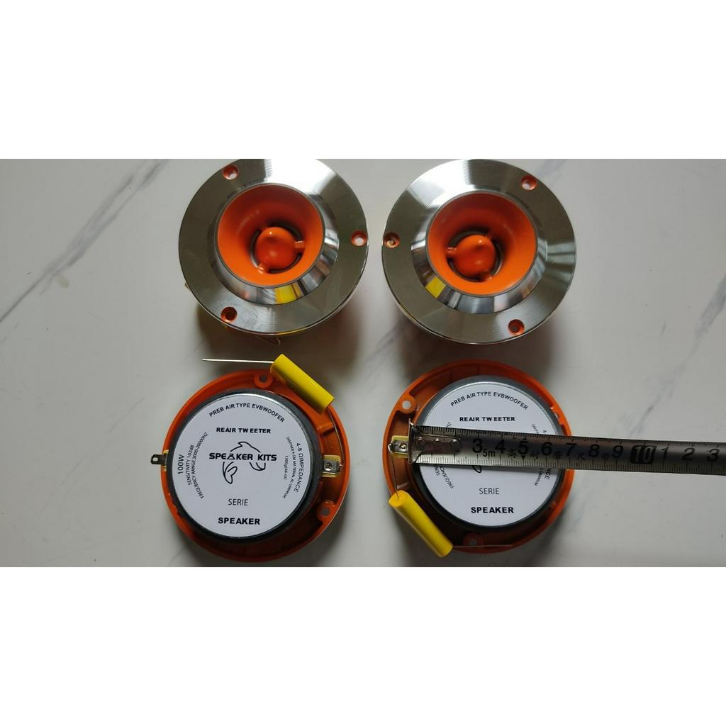 Loa TREBLE PIONER MÀNG NANO màu cam KÈM TỤ 3.3MF TỐT