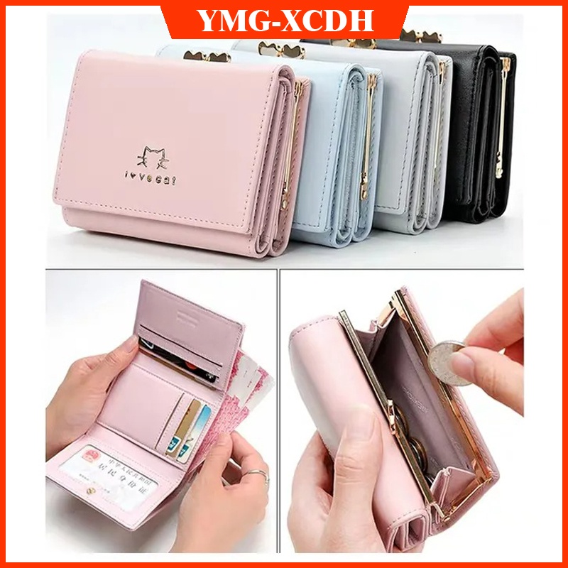 Ví Ngắn Mini Đựng Nhiều Thẻ Phong Cách Hàn Quốc Cho Nữ Ví nữ mini cao cấp ngắn cute nhỏ gọn bỏ túi thời trang giá rẻ  601002