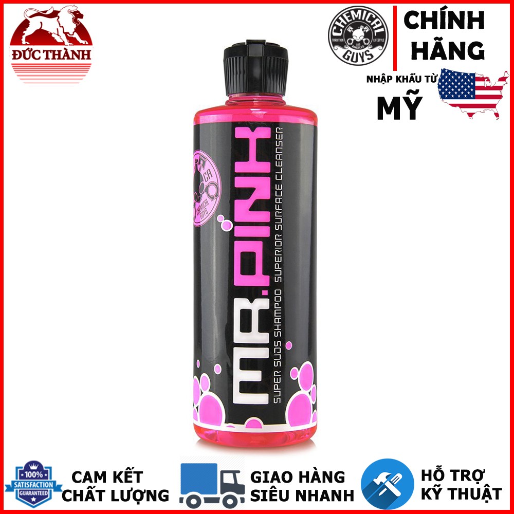Xà bông rửa xe tăng bóng hương dễ chịu Chemical Guys Mr. Pink Shampoo 500ml