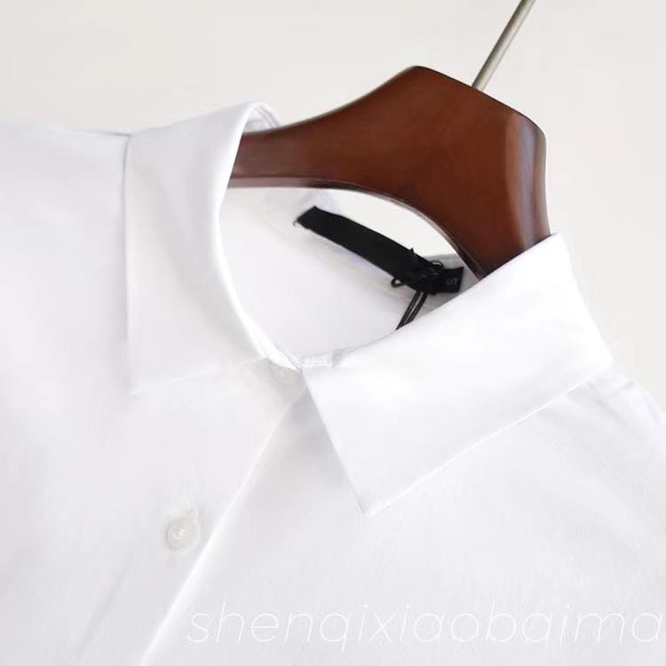 Áo Sơ Mi Tay Dài Giả Hai Lớp Dáng Rộng Phong Cách Hàn Quốc Thời Trang Mùa Xuân Cho Nữ Size S-3Xl