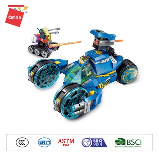 Đồ chơi lắp ghép xếp hình Qman 2710 - Cuộc chạm trán với xe tăng