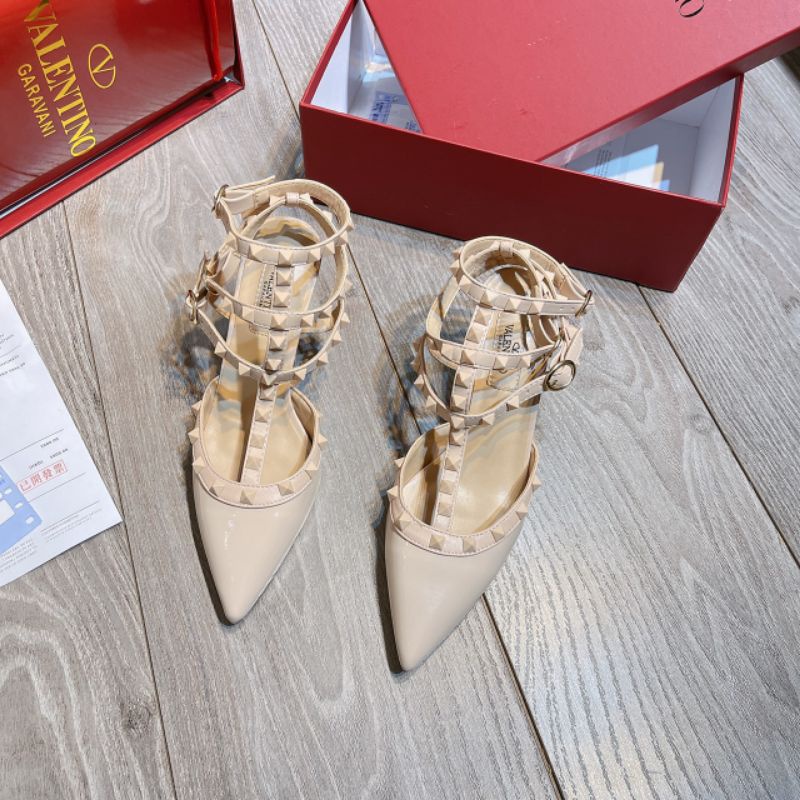 x(ẢNH THẬT) Sandal 7p Viền Đinh Tán Da Bóng Mềm Êm Fullbox Bill Túi Cao Cấp