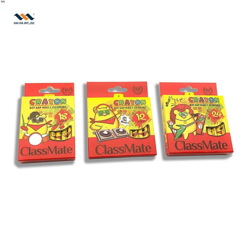 Bút sáp màu CLASSMATE CR201/202/203  .