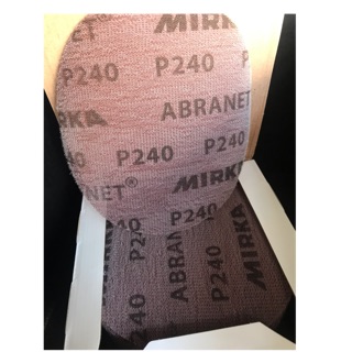 Nhám tròn Mirka Abranet P80/120/180/240/320/400 - hộp 50c