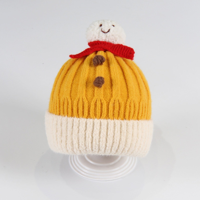 Mũ beanie Bonnet Mềm Mại Dày Dặn Giữ Ấm Mùa Thu Đông Cho Bé Sơ Sinh